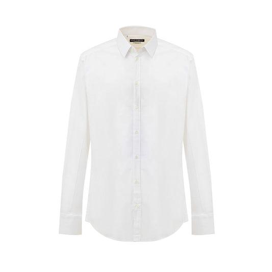 Camisa blanca de algodón
