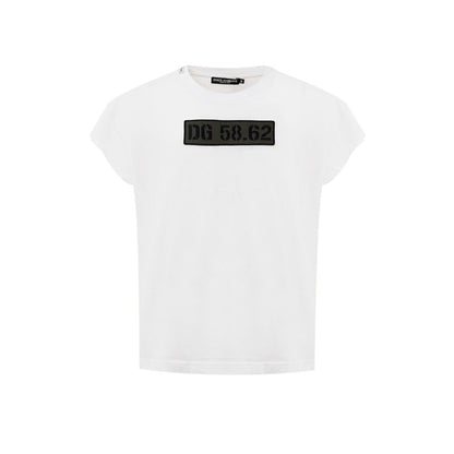 Camiseta blanca de algodón