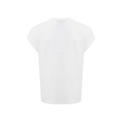 Camiseta blanca de algodón