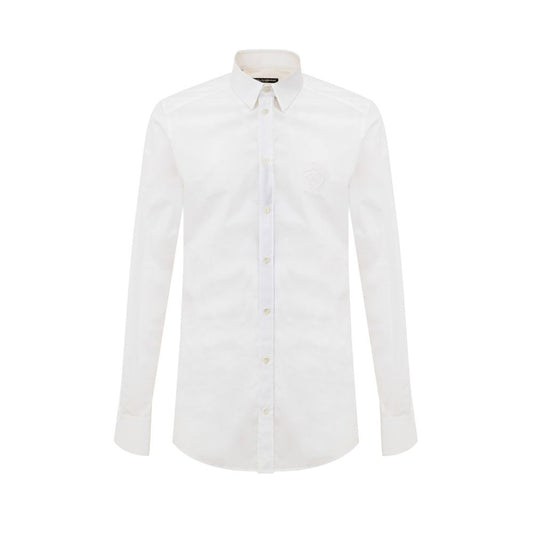 Camisa blanca de algodón