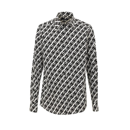 Black And White Cotton Shirt
