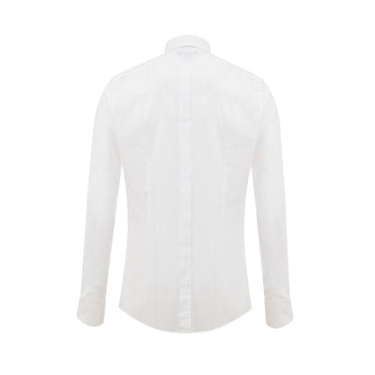 Camisa blanca de algodón