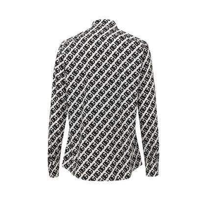 Black And White Cotton Shirt