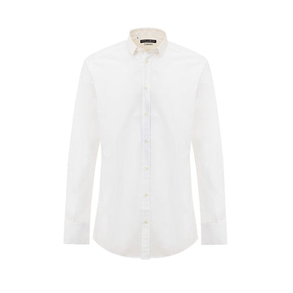 Camisa blanca de algodón