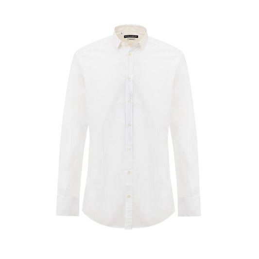 Camisa blanca de algodón