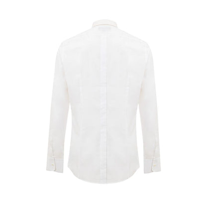 Camisa blanca de algodón