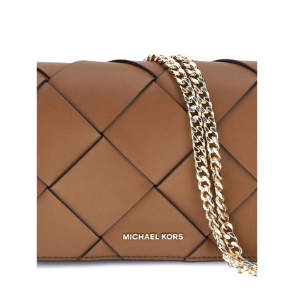 Woven leather Jet Set Shoulder Bag