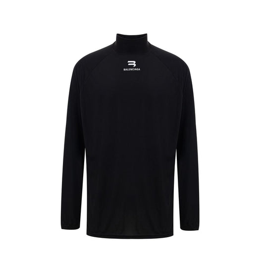 Jersey negro de poliéster