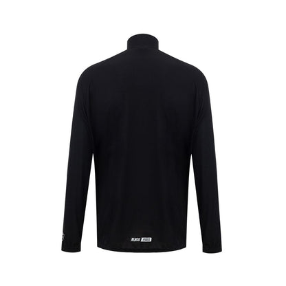 Jersey negro de poliéster