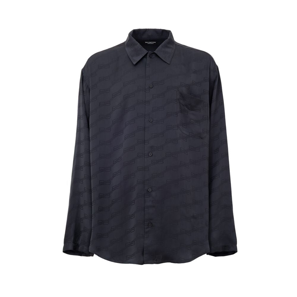 Camisa gris de viscosa