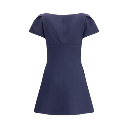 Short Dress with short gathered sleeves
