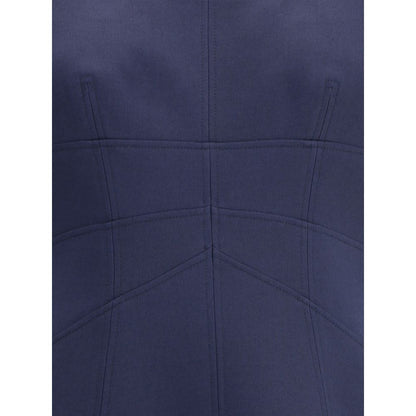 Short Dress with short gathered sleeves