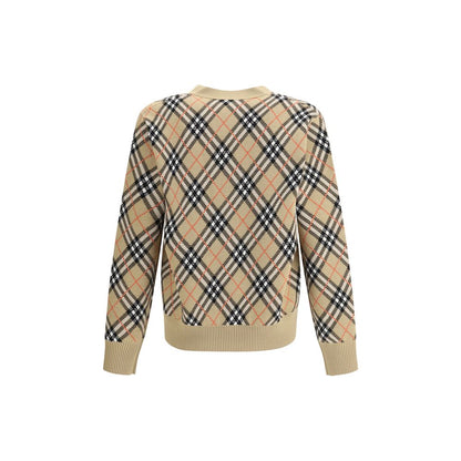 Archive Check wool Cardigan