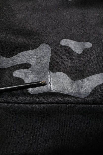 Black Camouflage Pullover Sweatshirt Sweater