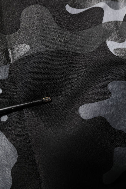 Black Camouflage Pullover Sweatshirt Sweater