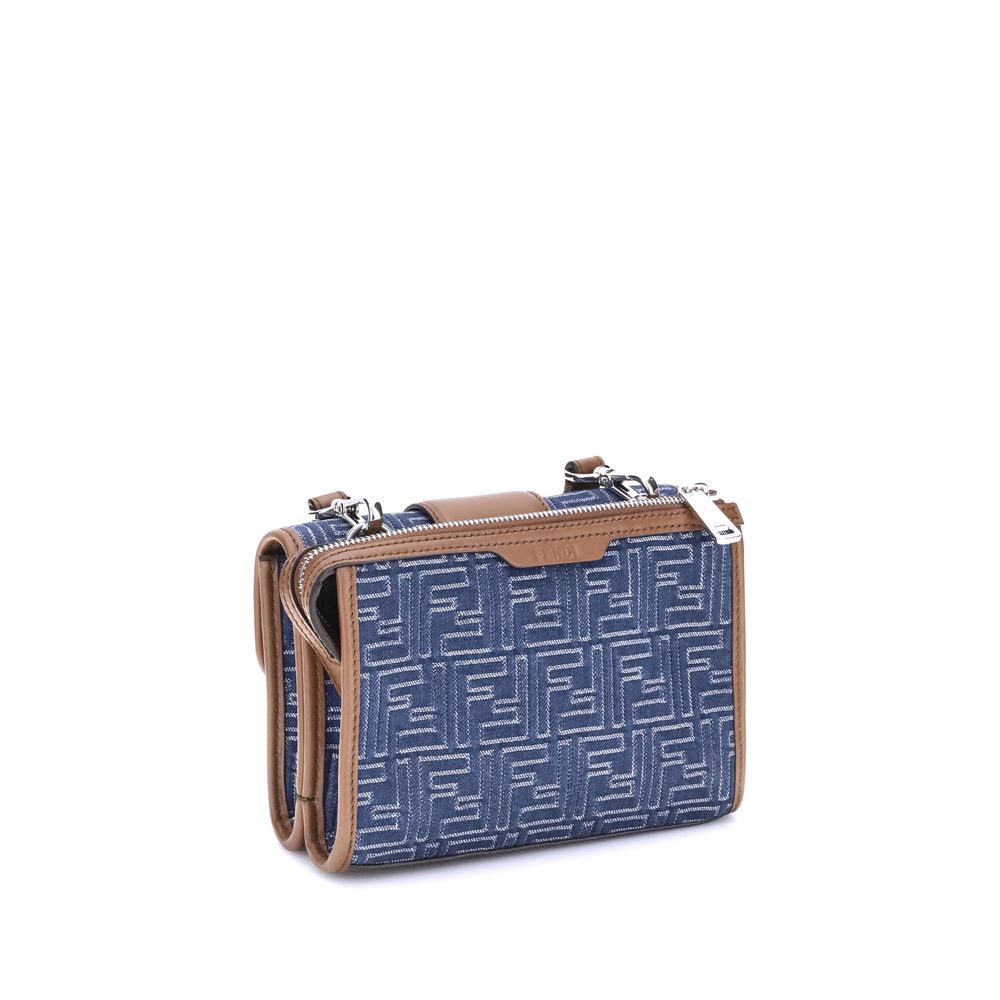 Baguette denim Shoulder Bag
