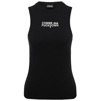 Tops y camisetas de algodón negro