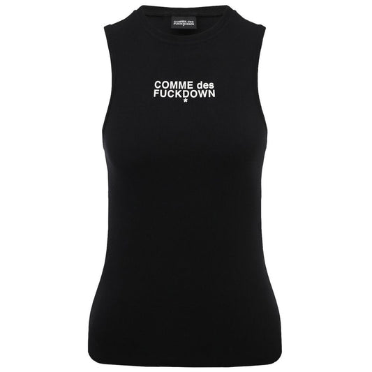 Tops y camisetas de algodón negro