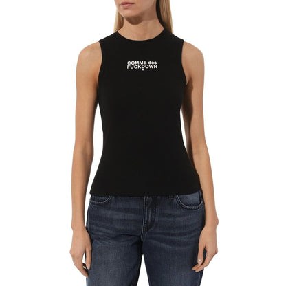 Tops y camisetas de algodón negro