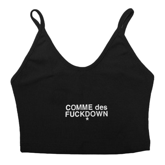 Black Cotton Tops & T-Shirt