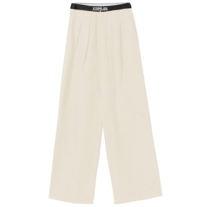 Beige Polyester Jeans & Pant