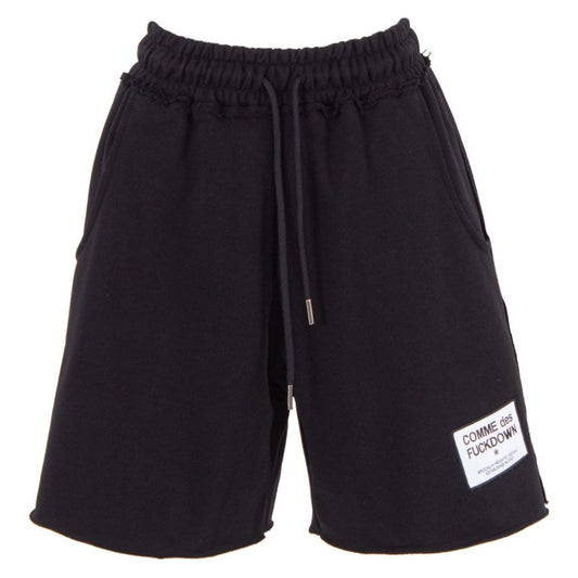 Short de algodón negro