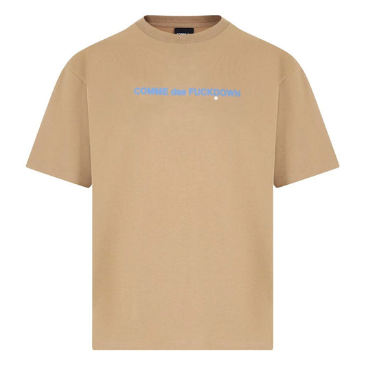 Camiseta de algodón marrón