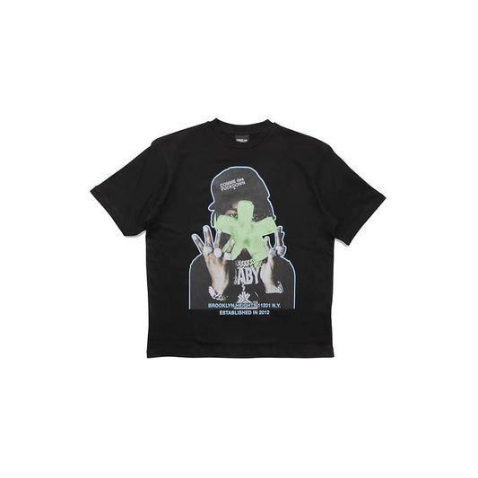 Black Cotton T-Shirt