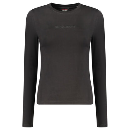 Black Cotton Tops & T-Shirt