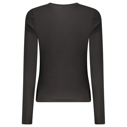 Black Cotton Tops & T-Shirt