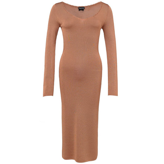 Orange Viscose Long