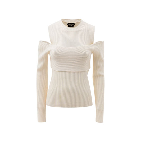 White Wool T-Shirt