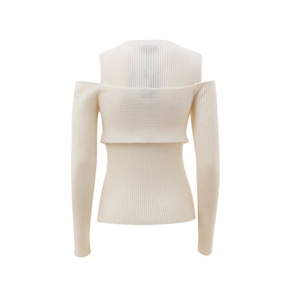 White Wool T-Shirt