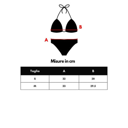 Turquoise Polyamide Bikini