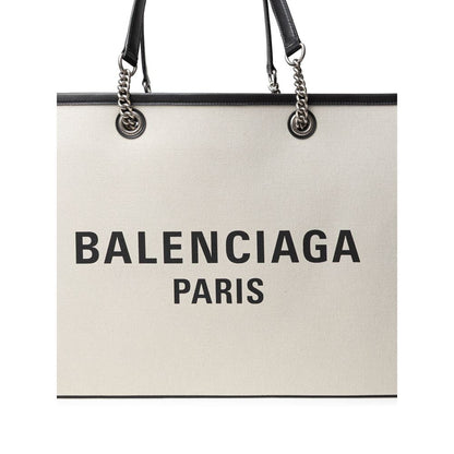 Gray Cotton Tote Bag