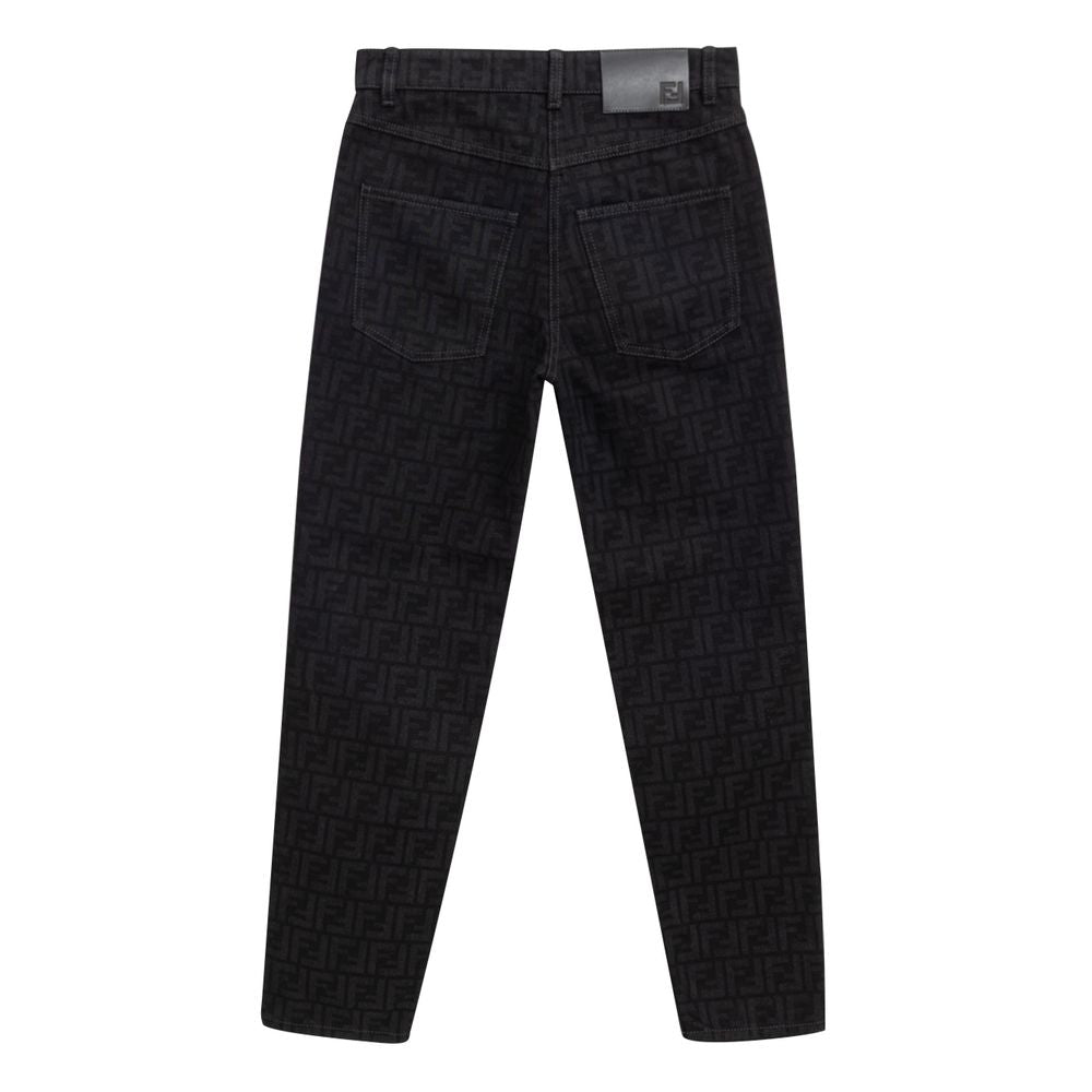 Black Cotton Jeans Denim