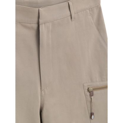 Beige Cotton Cargo
