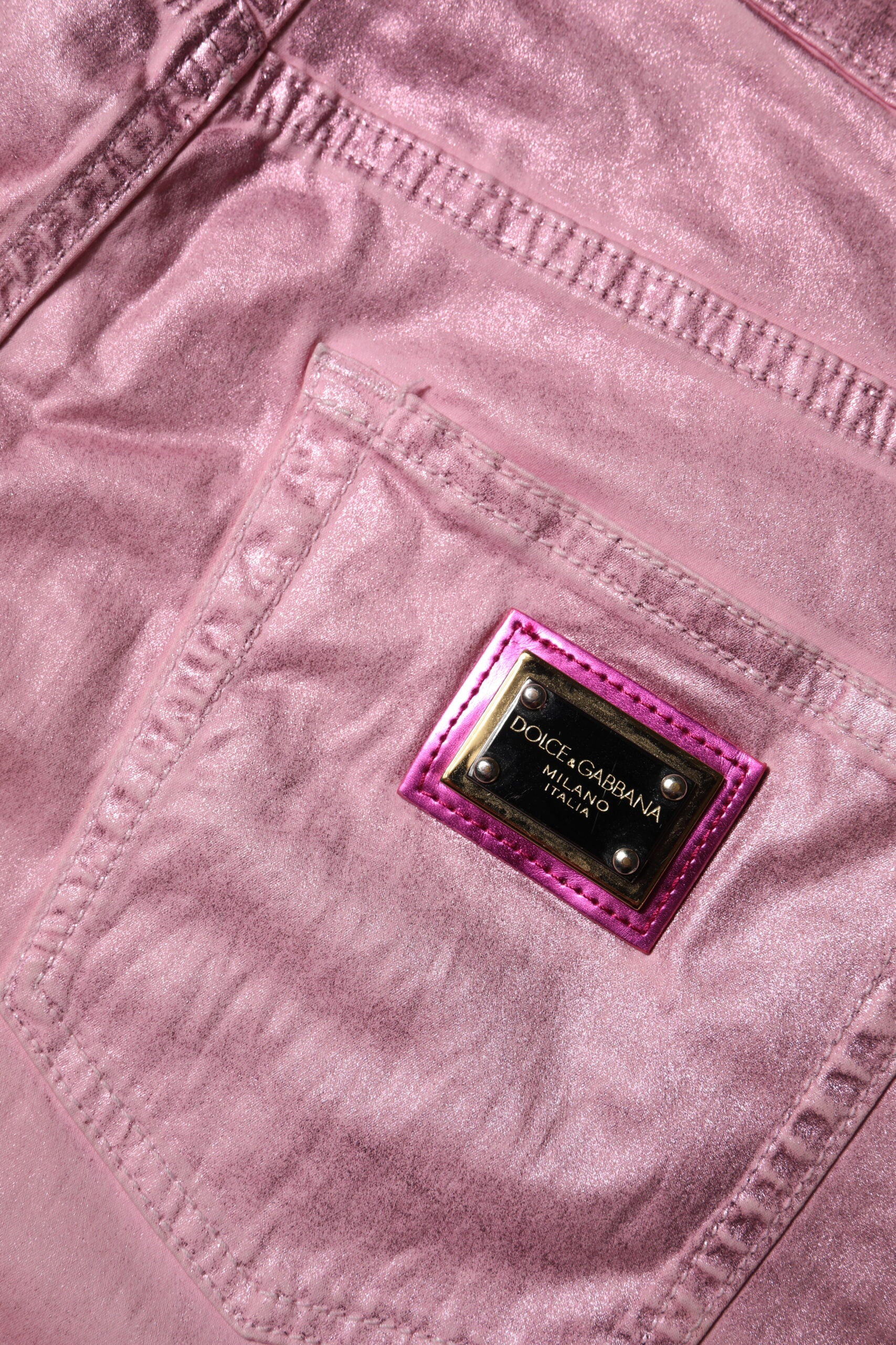 Pink GRACE High Waisted Skinny Denim Jeans