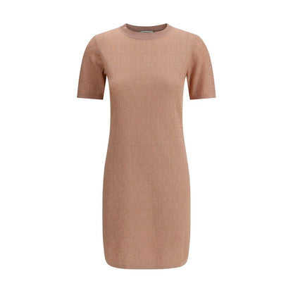 FF pattern midi Dress