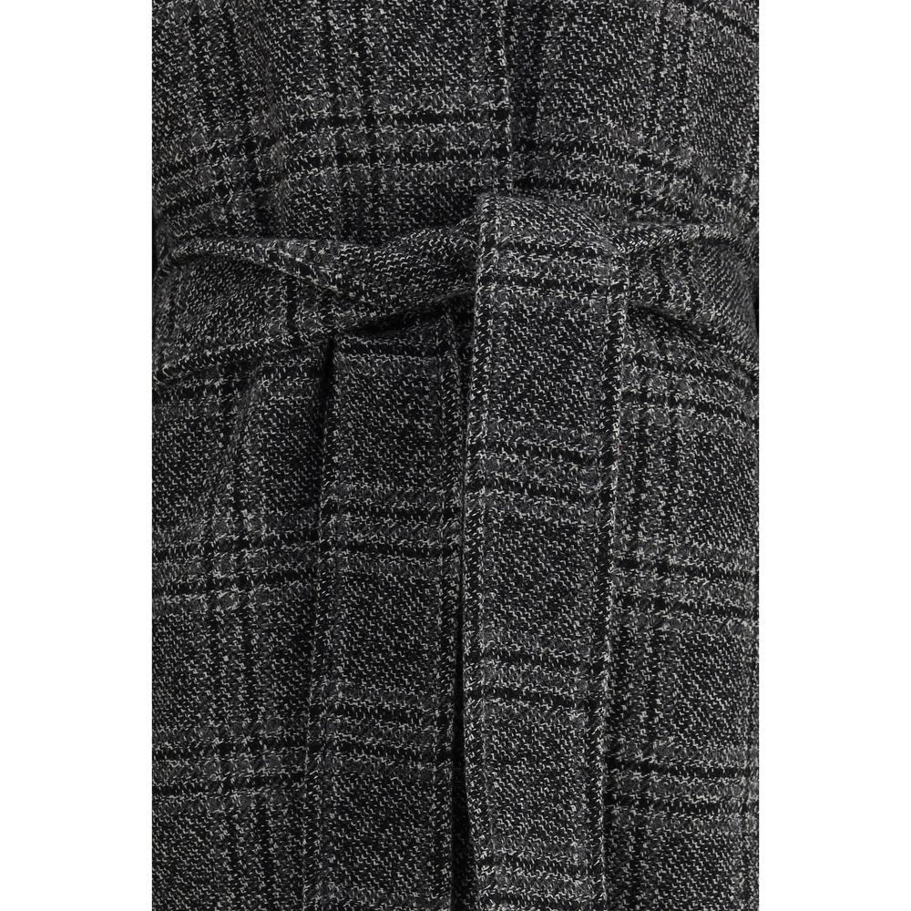 Check long Coat