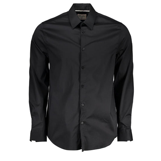 Camisa negra de algodón