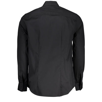 Camisa negra de algodón