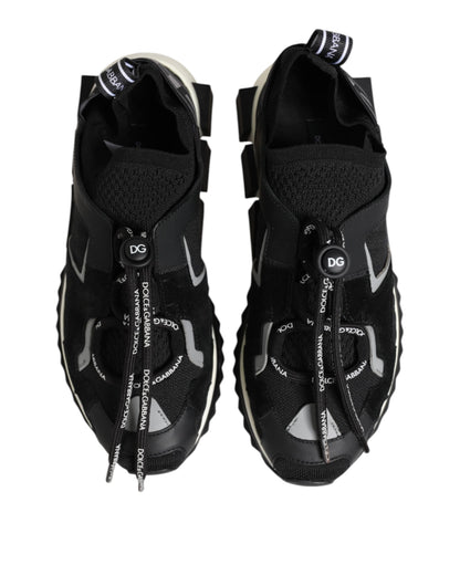Black White Logo Sorrento Sneakers Shoes