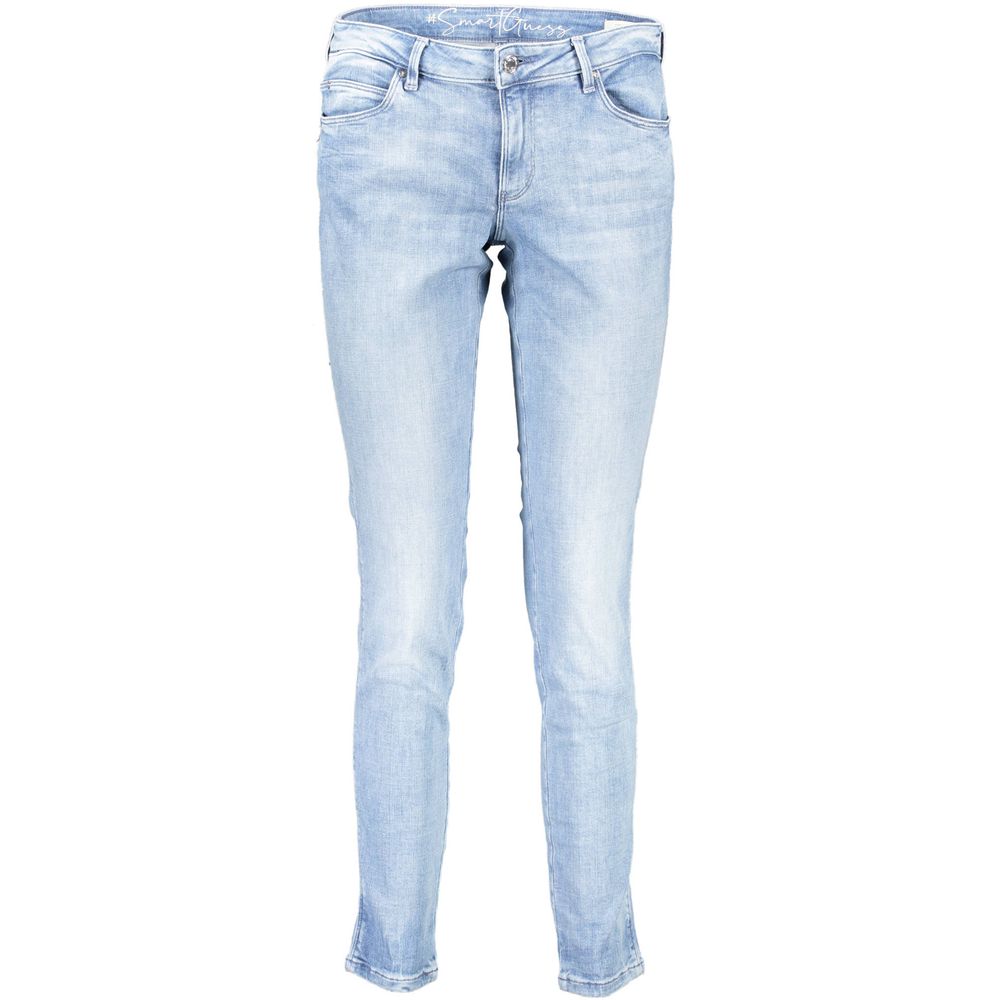 Pantalones y vaqueros de algodón azules