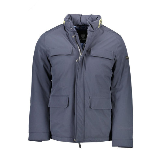Blue Polyester Jacket