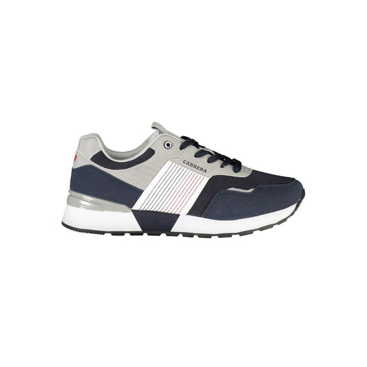 Blue Polyester Sneaker