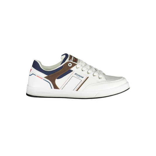 White Polyester Sneaker