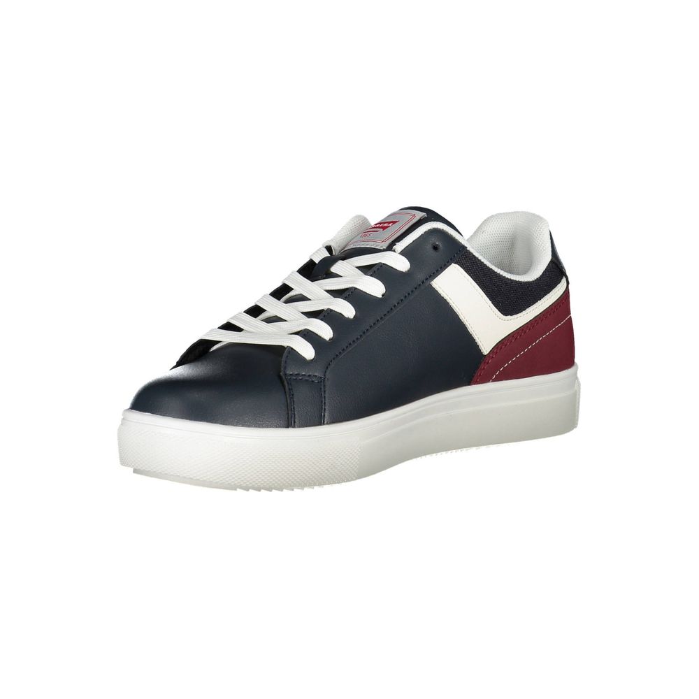Blue Polyester Sneaker