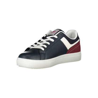 Blue Polyester Sneaker
