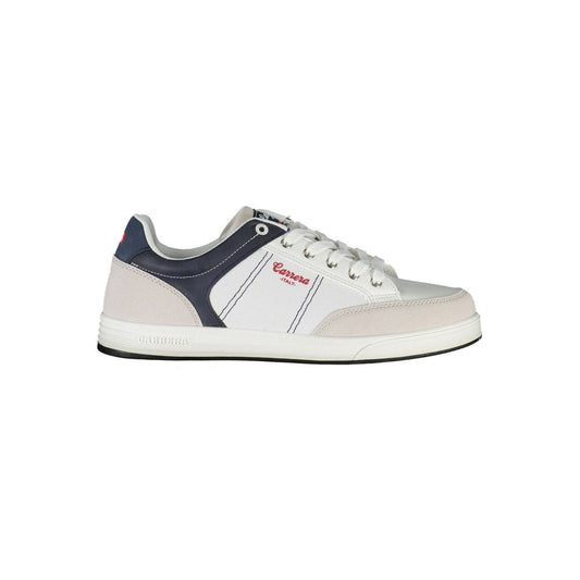 White Polyester Sneaker